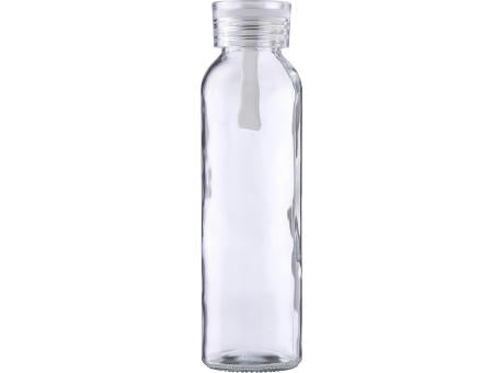 Trinkflasche | Glas | Farbiger Deckel | 500 ml