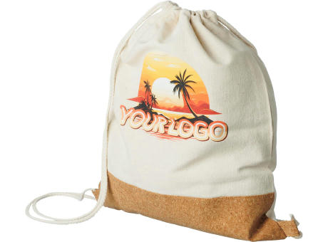 Rucksack Tianna | Baumwolle 250 g/m² | Kork | 1,2 l