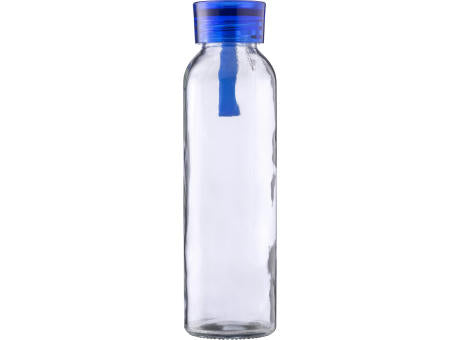Trinkflasche | Glas | Farbiger Deckel | 500 ml