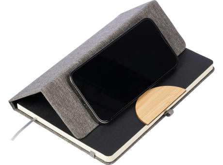 Notizbuch Ernst | Recycelt | A5 | Handyhalter