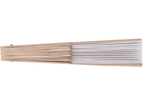 Handfächer Rosanne | Recycelter Stoff | Holzgriff