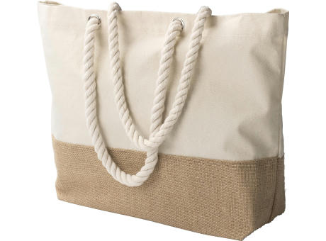 Einkaufstasche Diego | Baumwolle 280 g/m² | Juteboden