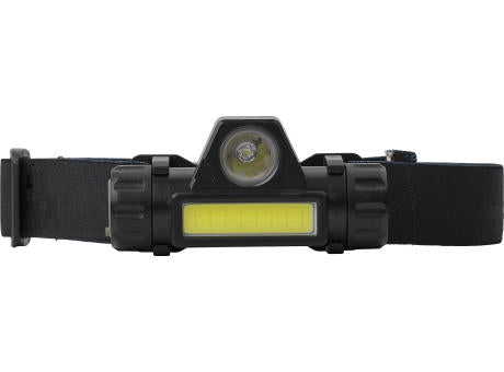 Stirnlampe Mina | Kunststoff | LED + COB | USB-C aufladbar