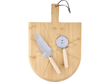 Pizzabrett Vale | Bambus | Mit Schneider und Spatula