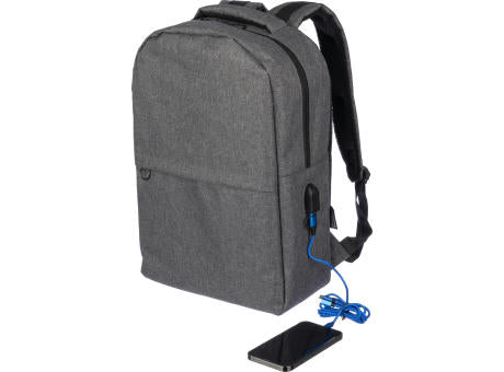 Laptop-Rucksack Henrik | Recycelt | USB-Anschluss