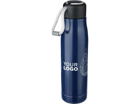 Doppelwandige Trinkflasche aus recyceltem Edelstahl (500 ml) Solene