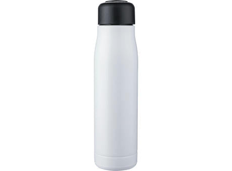 Doppelwandige Trinkflasche aus recyceltem Edelstahl (500 ml) Solene