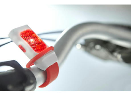 Fahrradlicht Duncan | Kunststoff | 3+1 LED | Silikonband