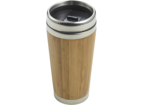 Reisebecher Sabine | Bambus und Edelstahl | 400 ml