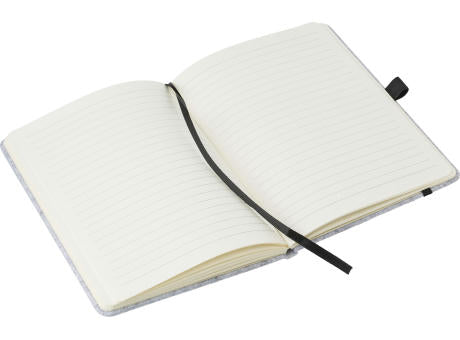 Notizbuch Harper | Recycelter Filz | A5 | Liniert