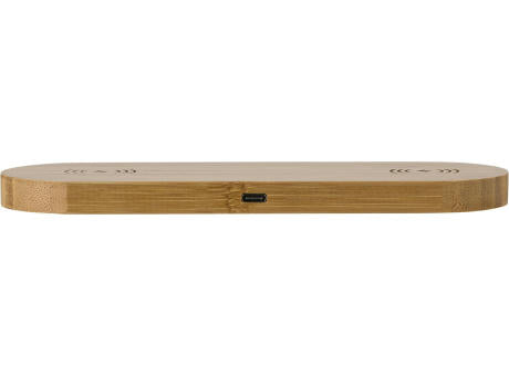 Wireless Ladepad aus Bambus Tatum