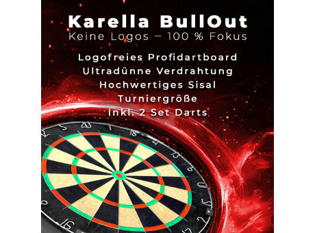 Dart Labor Dartboard „BULLOUT-SET INDIVIDUELL“ | inkl. 4c Druck auf ein Segment
