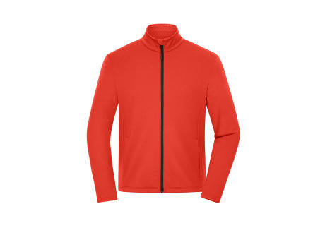 Men's Sports Structured Fleece Jacket GRS - Stretchfleecejacke aus recyceltem Polyester für Sport und Freizeit