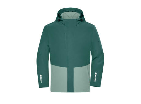 Workwear Hardshell Rainjacket - Funktionelle Regenjacke mit farblich abgesetzten Details