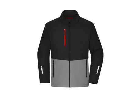 Workwear Softshell Jacket - Funktionelle Softshelljacke mit farblich abgesetzten Details