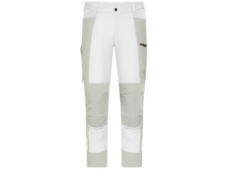 Workwear Pants (All-Season) 4-Way Stretch - Moderne Arbeitshose in schmaler Schnittführung mit farblich abgesetzten Details