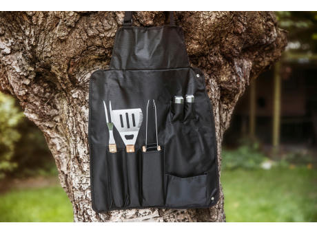 Grillset Hugo | Edelstahl | Schürze