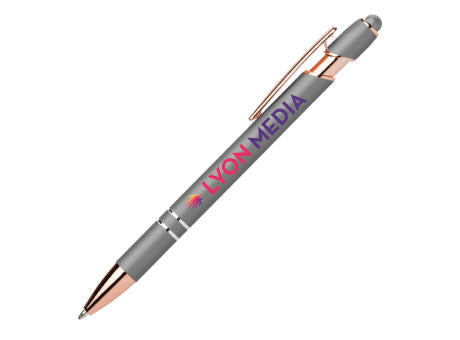 Prince Softy Roségold Metallic Kugelschreiber - m/Stylus