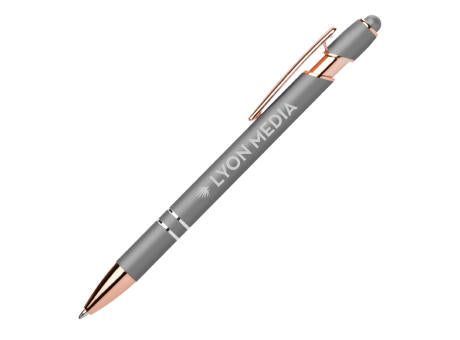 Prince Softy Roségold Metallic Kugelschreiber - m/Stylus