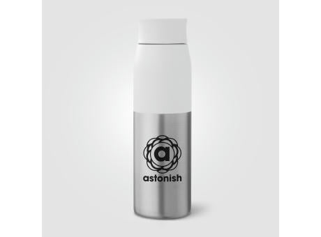 Borealis Recycling-Edelstahlflasche mit Drehverschlu650 ml