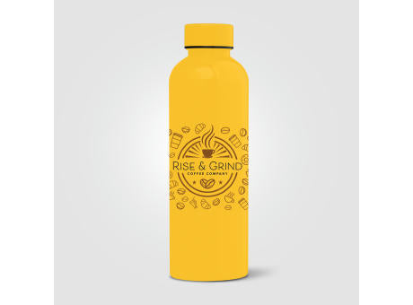 Norden Trinkflasche in glänzender Monochrom-Optik und wasserdicht aus rPET - 680 ml