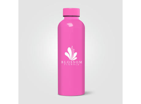 Norden Trinkflasche in glänzender Monochrom-Optik und wasserdicht aus rPET - 680 ml