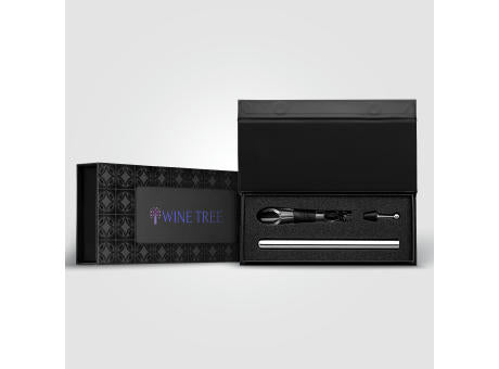 Neve Weinkühler-Set aus recyceltem Edelstahl inkl. Geschenkbox - 2-tlg.
