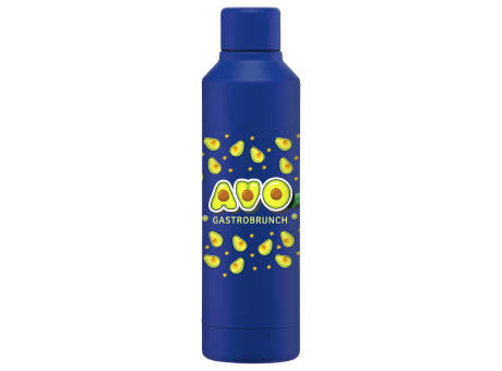 Olympus - 500 ml Edelstahlflasche - Kupferbeschichtet & Doppelwandig mit Drehverschluss