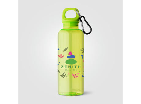 Doli Fahrradflasche mit Schraubverschluss und Karabinerclip aus rPET – 500 ml