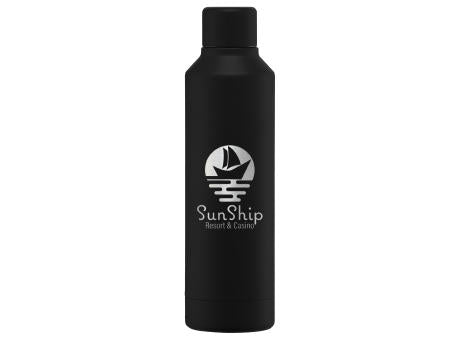 Olympus - 500 ml Edelstahlflasche - Kupferbeschichtet & Doppelwandig mit Drehverschluss