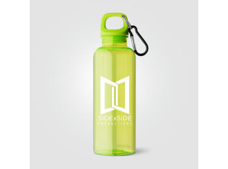 Doli Fahrradflasche mit Schraubverschluss und Karabinerclip aus rPET – 500 ml