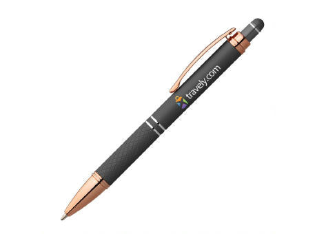 Phoenix Softy Roségold Metallic Kugelschreiber - m/Stylus