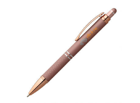 Phoenix Softy Roségold Metallic Kugelschreiber - m/Stylus