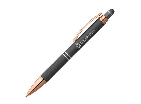 Phoenix Softy Roségold Metallic Kugelschreiber - m/Stylus