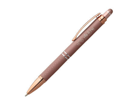 Phoenix Softy Roségold Metallic Kugelschreiber - m/Stylus