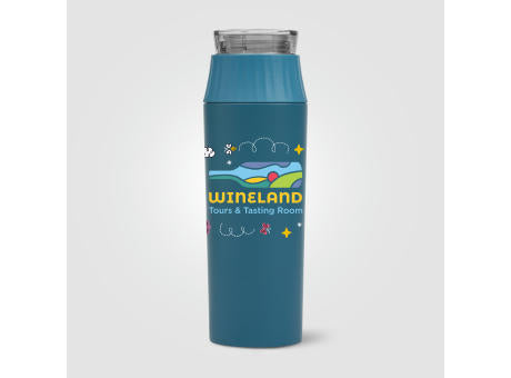 Majesty Recycling-Edelstahlflasche mit wasserdichtem Verschlu590 ml
