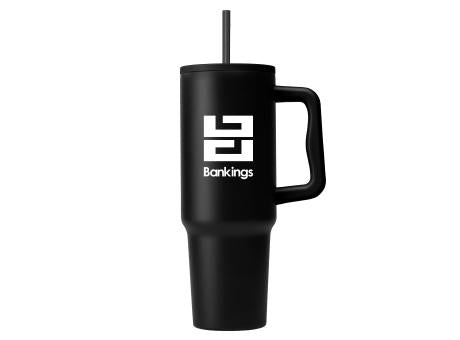 Polar Pro - 1180 ml Recycling-Edelstahlbecher mit Trinkhalm - Doppelwandig