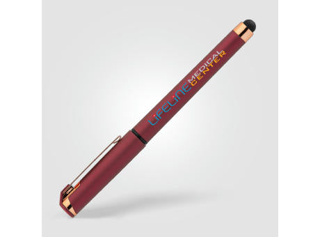 Islander Softy Roségold Designer Metallic Gelschreiber - m/Stylus