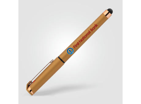 Islander Softy Roségold Designer Metallic Gelschreiber - m/Stylus