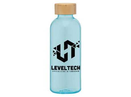 Strom - 650 ml rPET Trinkflasche mit Bambus-Deckel