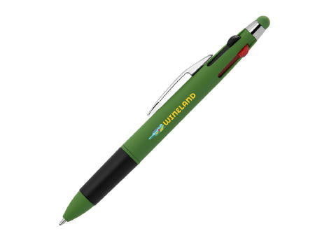 Quattro Softy Multi-Tinten Kugelschreiber - m/Stylus