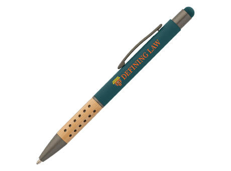 Bowie Bamboo Griff Kugelschreiber - m/Stylus