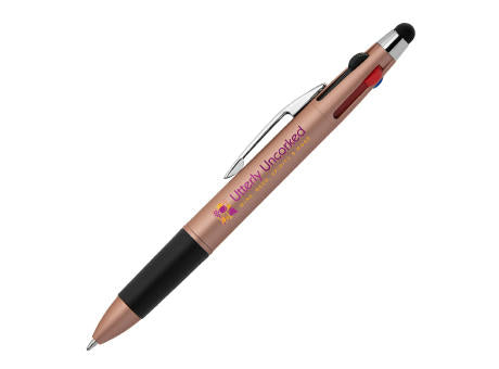 Quattro Softy Metallic Multi-Tinten Kugelschreiber - m/Stylus
