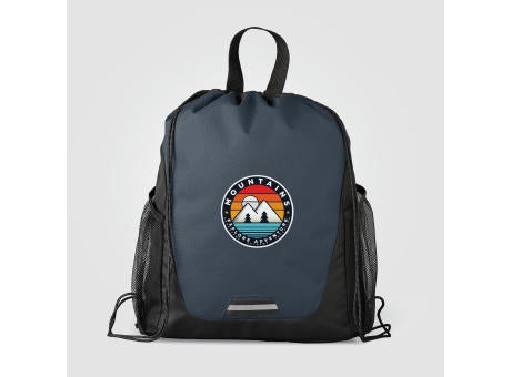 Jotun Rucksack aus recyceltem Polyester mit Seitentaschen und Kordelzug - 10 L