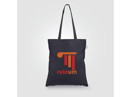 Geo - Tragetasche aus recyceltem Baumwolltuch (140 g/m²)