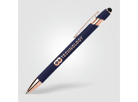Prince Softy Roségold Executive Kugelschreiber - m/Stylus