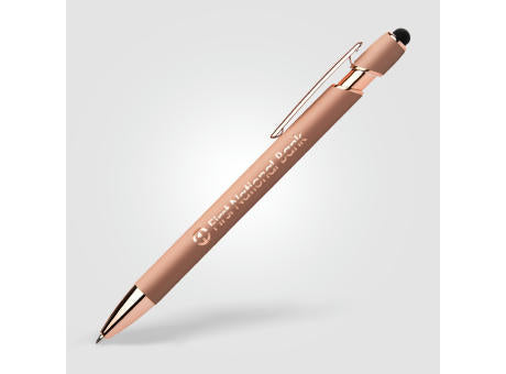 Prince Softy Roségold Executive Kugelschreiber - m/Stylus