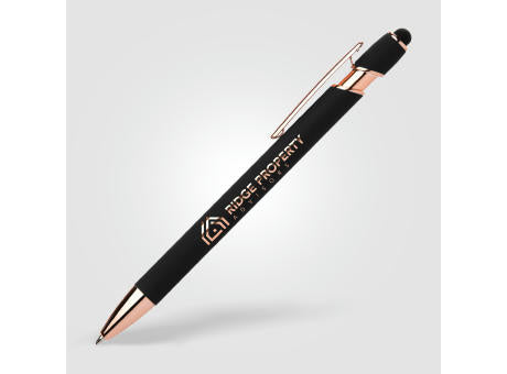 Prince Softy Roségold Executive Kugelschreiber - m/Stylus