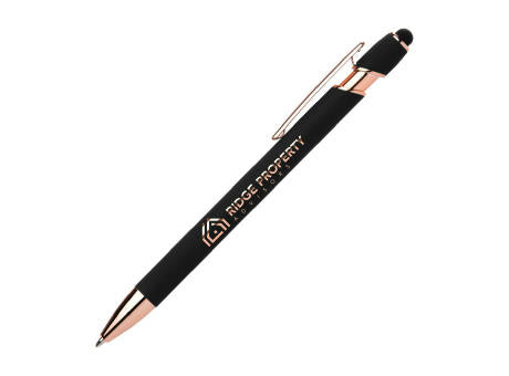 Prince Softy Roségold Executive Kugelschreiber - m/Stylus