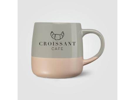 Atlas Keramiktasse mit Farbblock-Design - 445 ml
